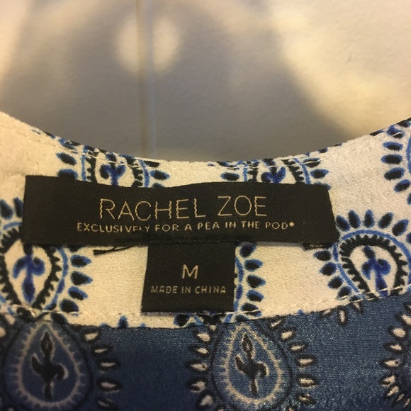 Rachel Zoe Pea in a Pod Boho Tunic Top 0076 - Picture 3 of 13